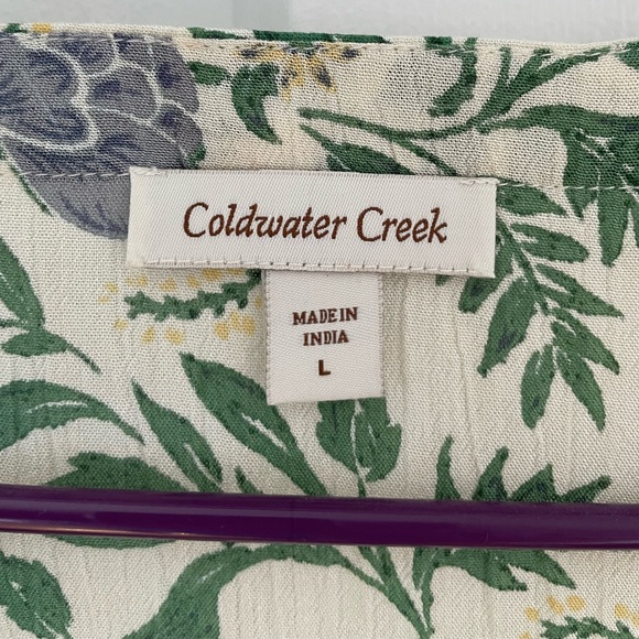 Sleeveless top by Coldwater Creek, size L - Picture 2 of 3
